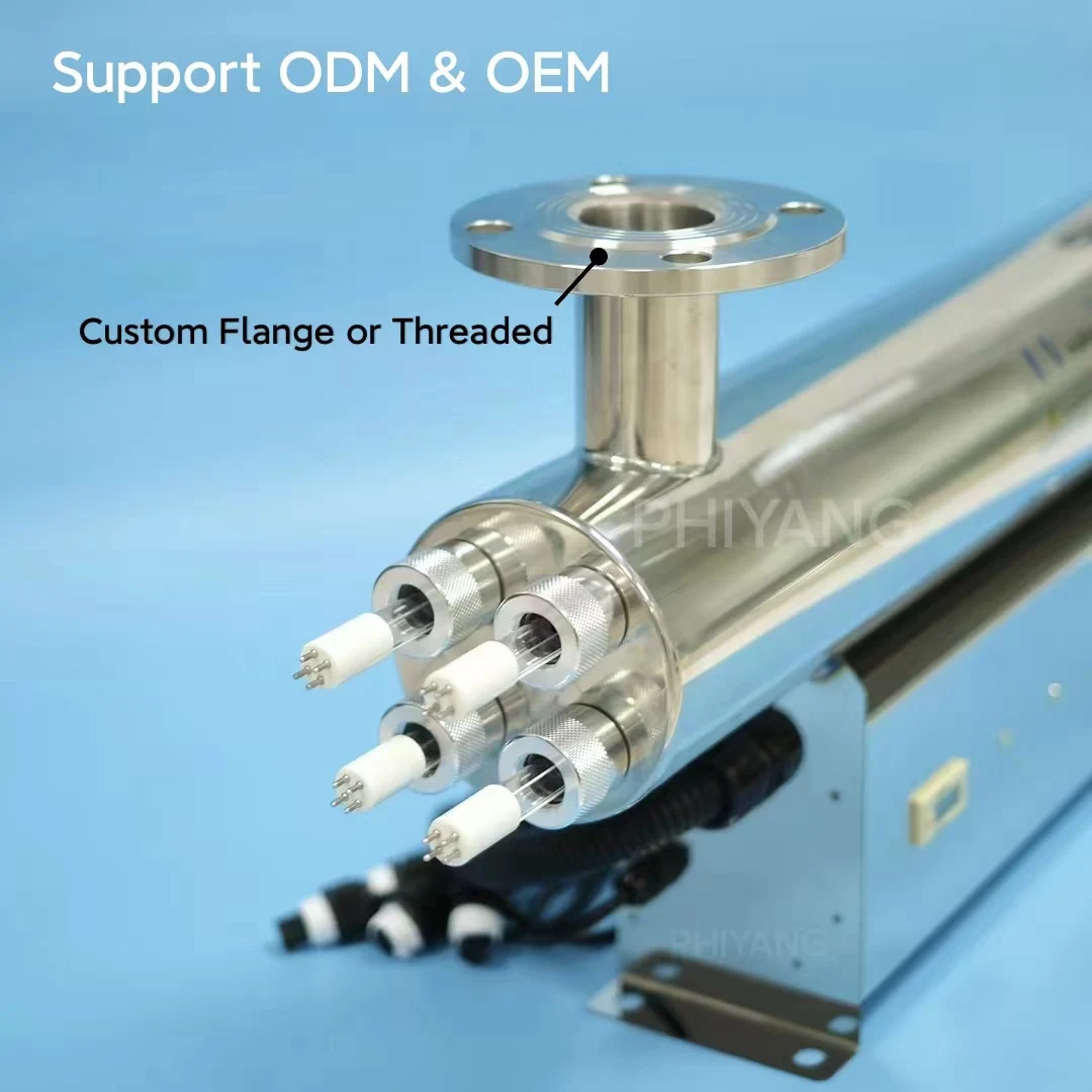 220 Вт 48 галлонов в минуту ультрафиолетовая лампа стерилизатор для воды