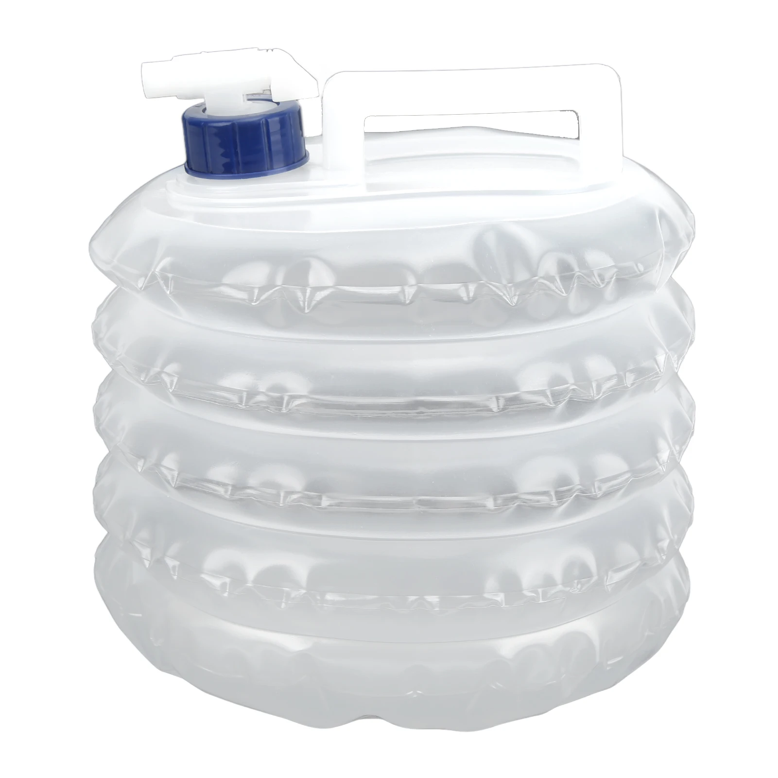 ZK20 Collapsible Water Container with Spigot Portable Storage Jug Tank Carrier for Outdoor Camping Hiking Climbing5L