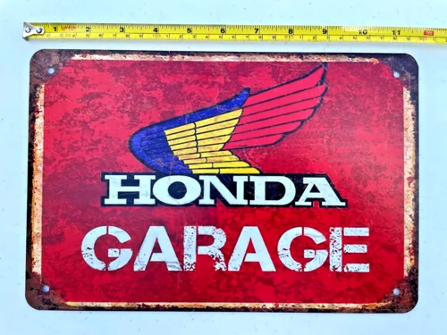 

Алюминиевая вывеска Honda Garage