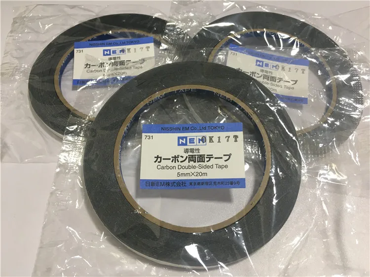 NEM tape double-sided carbon conductive 732 731 5mm*20M scanning electron microscope SEM tape