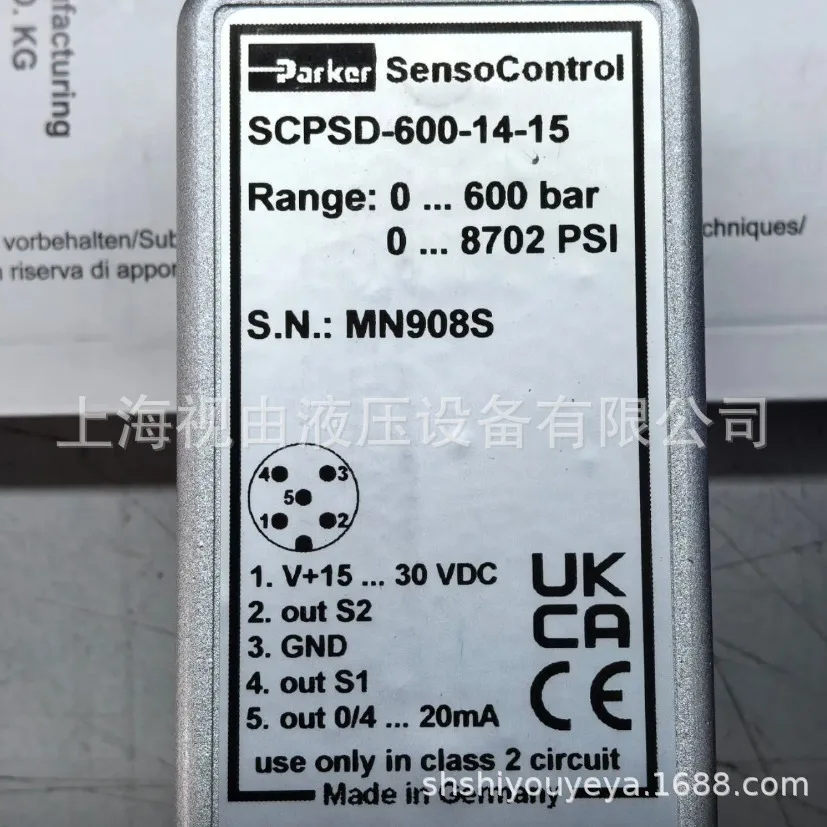 Фото Датчик давления Parker SCPSD-600-14-15 №1