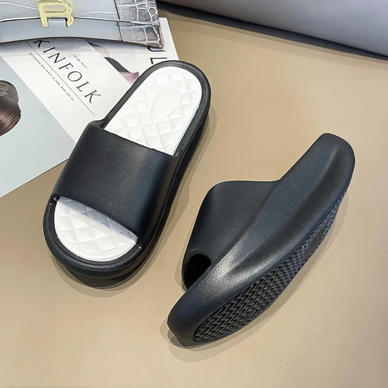 

Summer Women Shoes Sandals Slip-Proof Platform Shoes Indoor Outdoor House Slippers Girl Flip Flops Bedroom Woman Home Pink Shoes