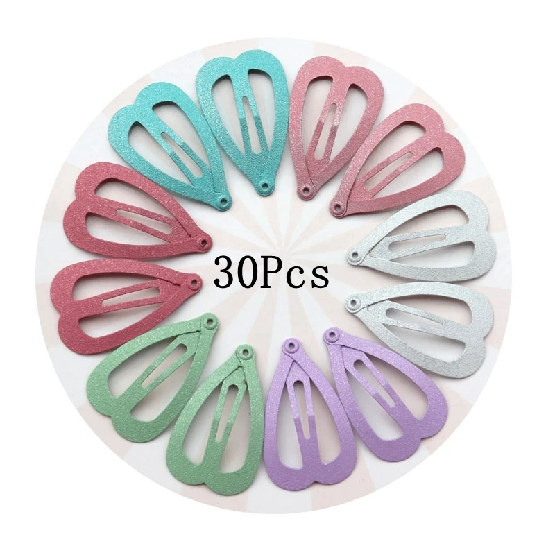 Cute Baby Hair Clips For Girls Children Dripping Barrettes Hairpins Metal Candy Color Korean Kawaii Hair Accessories Kids images - 6