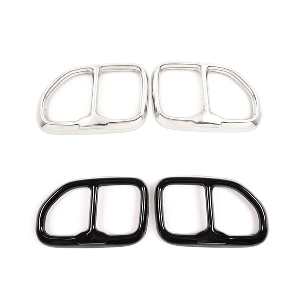 Для BMW X3 G01 X4 G02 2018 2019 Автомобильный задний двойной глушитель наклейки на трубу