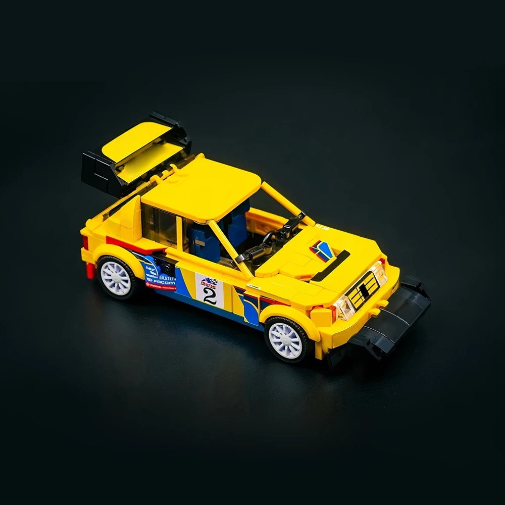 Фото Новая модель MOC Speed ​ ​ Конструктор серии Classic Iconic 205 T16: Модель гоночного автомобиля, модульная сборка, детский подарочный набор для мальчиков №2