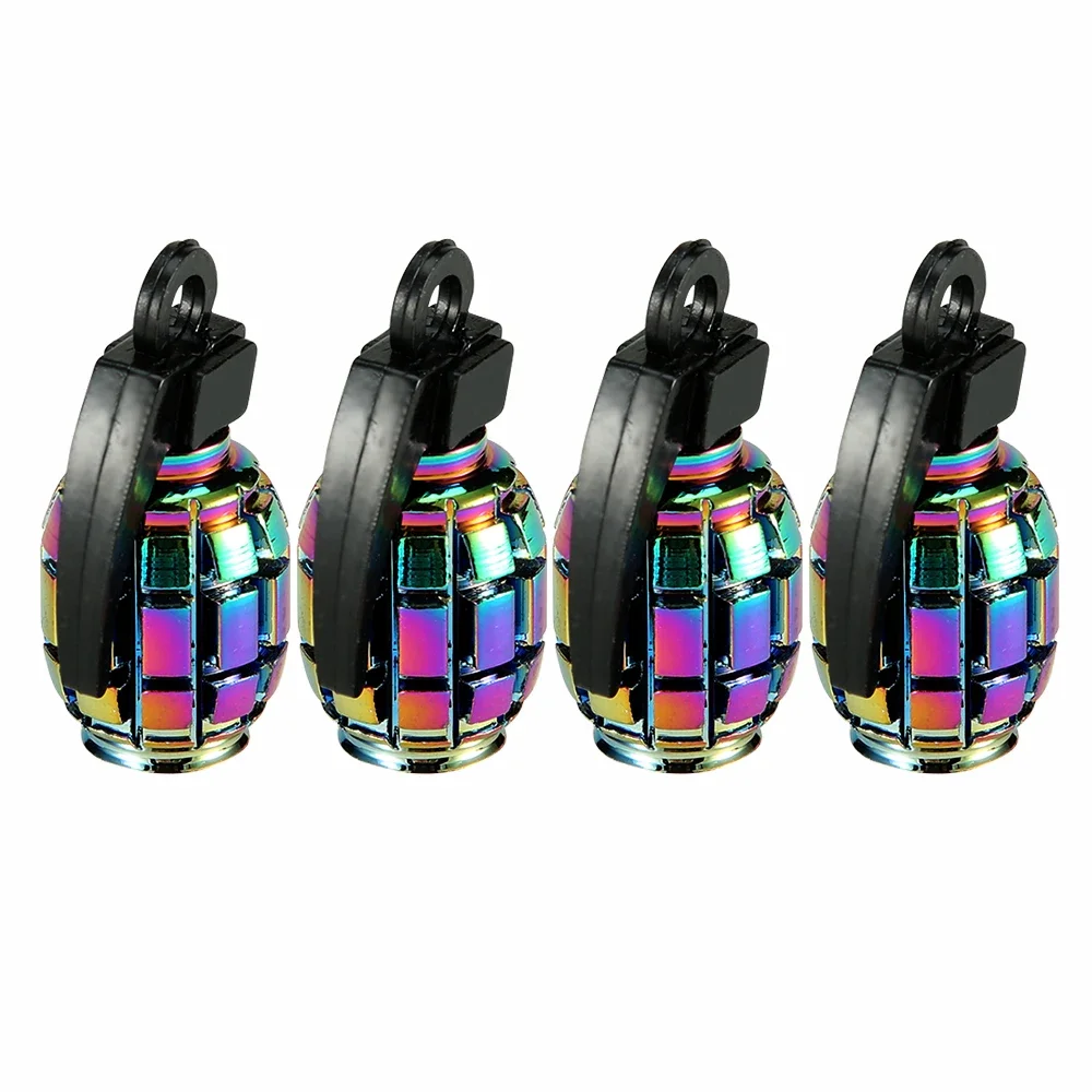 

Колпачки клапанов колёс шин из алюминиевого сплава, неоновые огни, заднее покрытие, пылезащитный чехол для стайлинга автомобиля, мотоцикла, грузовика, велосипеда