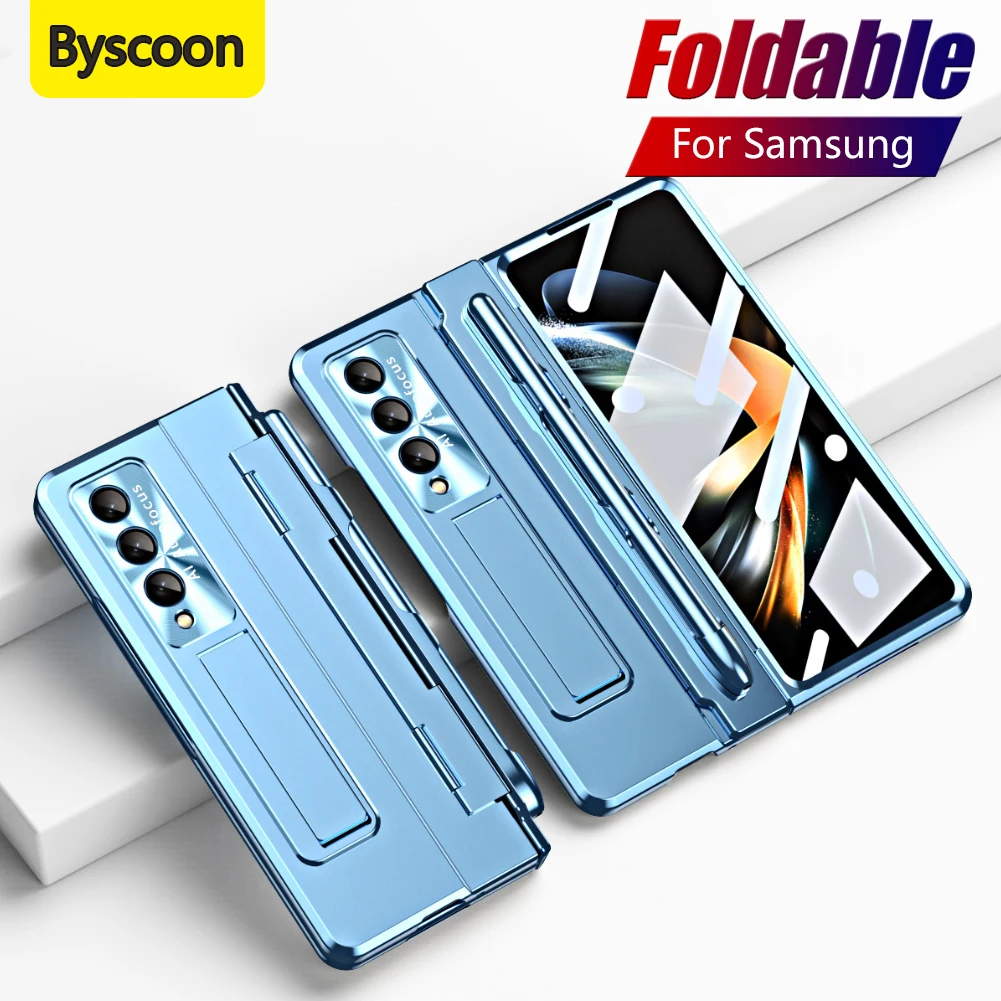 Чехол для Samsung Galaxy Z Fold 5 Защитный матовый ударопрочный чехол из поликарбоната с S