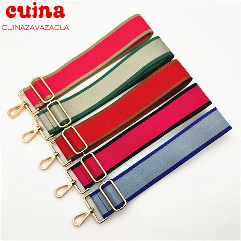 

New Long Shoulder Bag Strap Cotton Fashion Wide Replacement Strap For Bags Nylon Woman Messenger Accessories Bag Straps