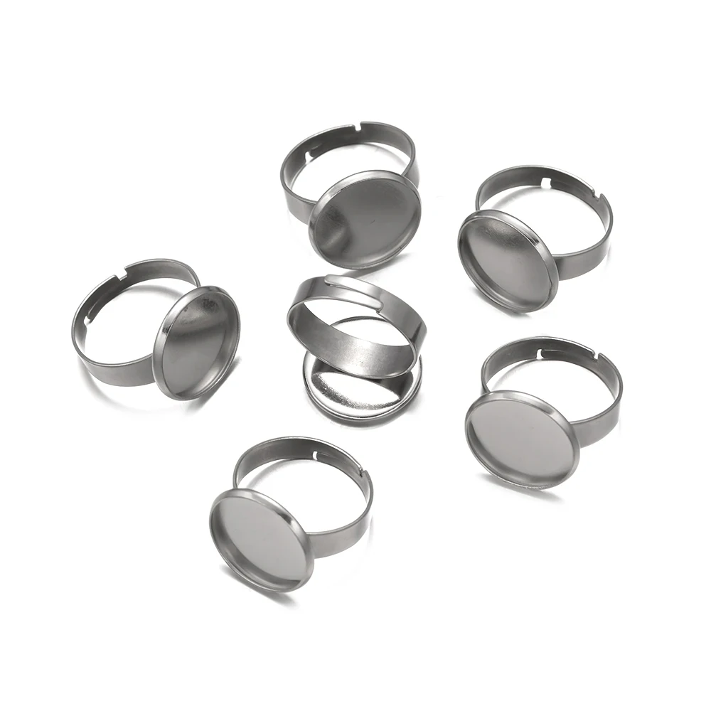 

10 шт./партия, Регулируемые заготовки для кольца, 6-20 мм