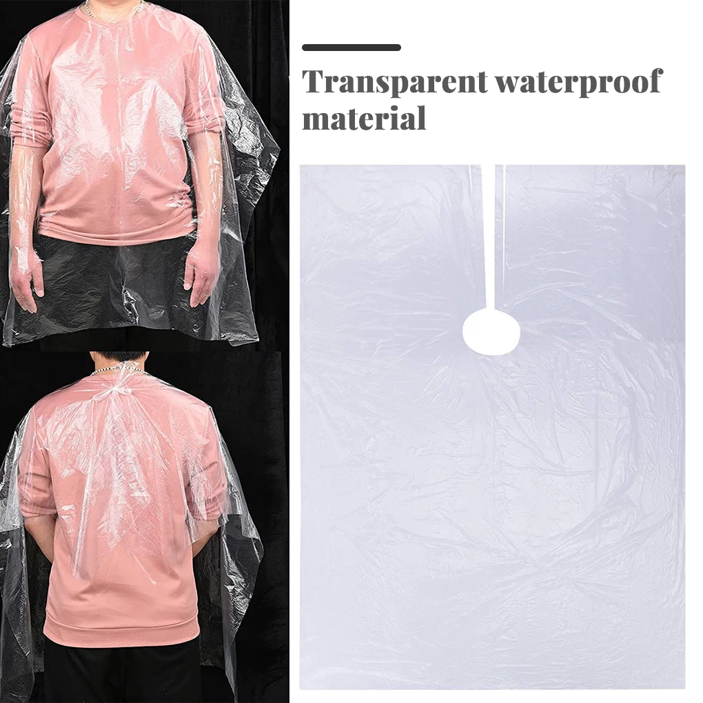 

50 шт., накидки для стрижки волос, унисекс