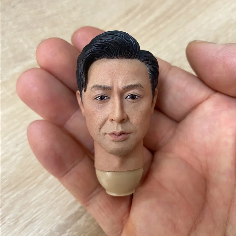 

1/6 The Knockout Gao Qiqiang Head Sculpt Zhang Songwen PVC Head Carving Model Fit 12'' Male Soldier Action Figure Body Dolls