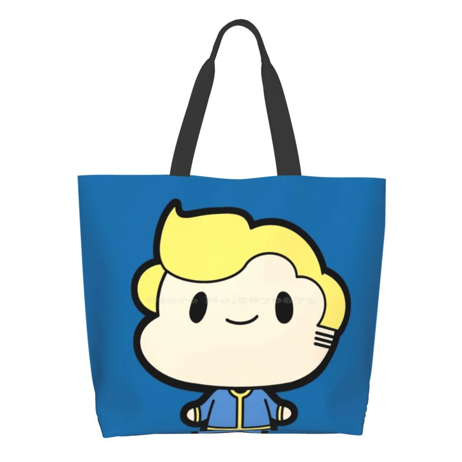 

Chibi Boy многоразовая сумка для покупок большая сумка для мальчиков Новый Вегас 3 4 76 ролевая игра Fps ПК игровая консоль Xbox Ps4 Bethesda