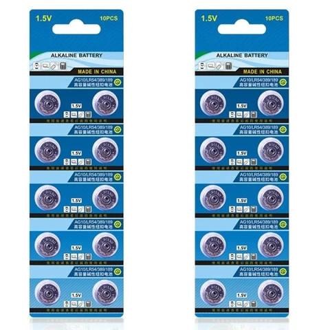 Кнопочные батарейки Crust Pro AG10 1.5V