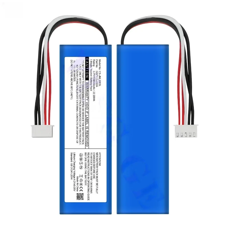 Фото GSP1029102A JML330SL 6000 мАч Новая литиевая аккумуляторная батарея для JBL Charge 3 №3
