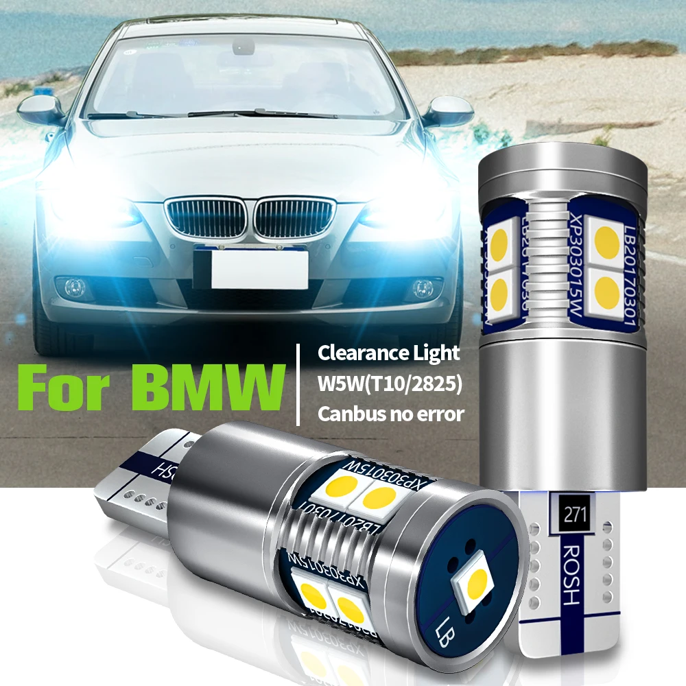 2x светодиодсветодиодный парковосветильник лампы габаритные огни W5W T10 2825 Canbus без