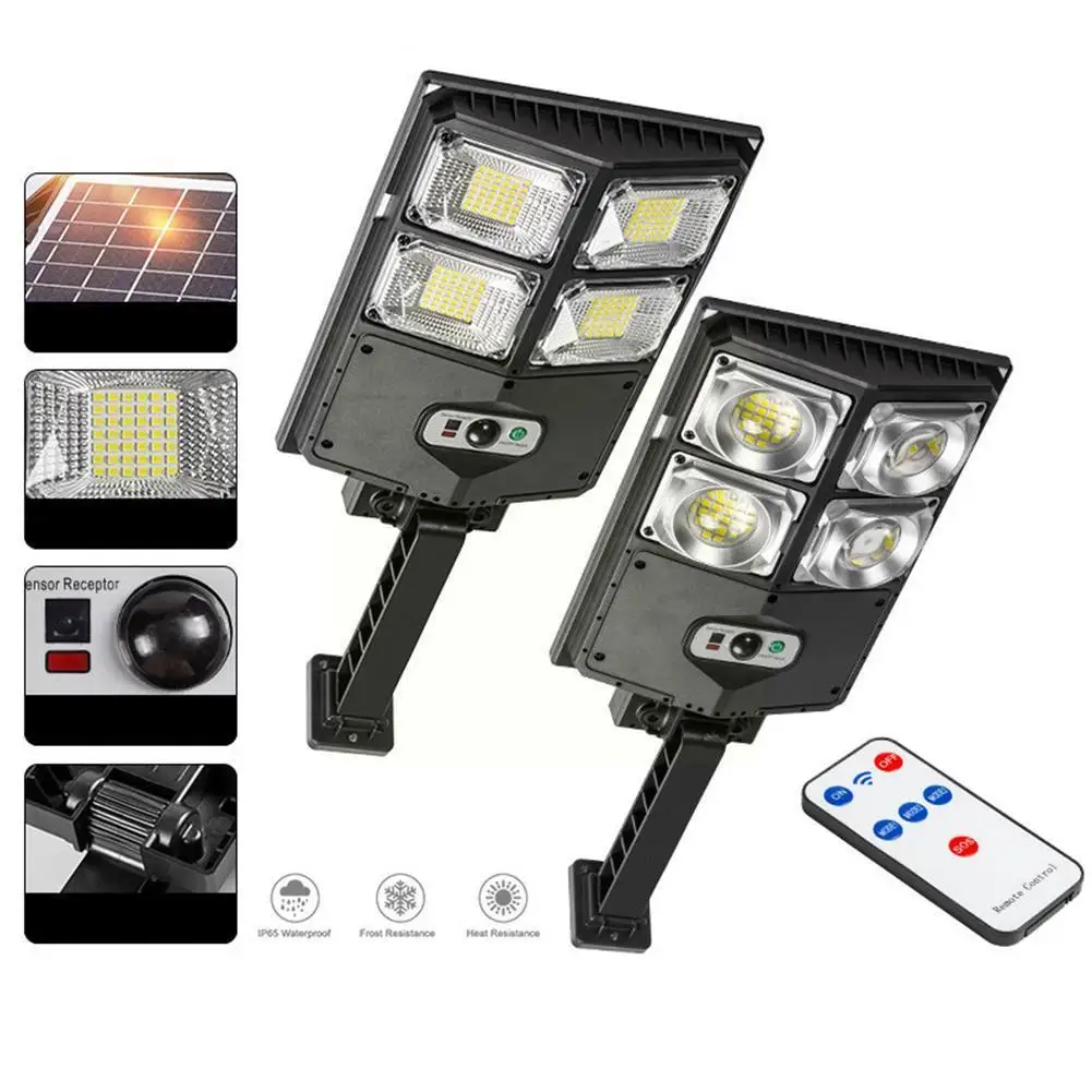 

Newly 8000 LM Solar Led Light Outdoor Solar Lamp With Sensor Sunlight Power Waterproof Solar Lamp Yard Garden Wall Street Light