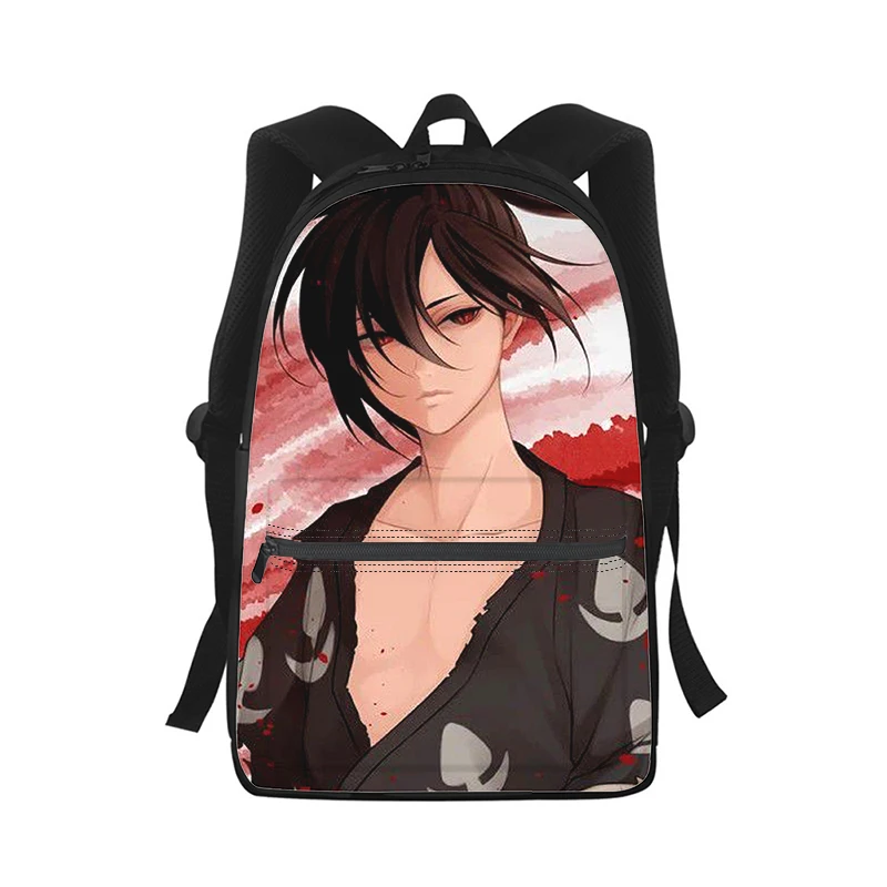 Anime Dororo Men Women Backpack 3D Print Fashion Student School Bag Laptop Backpack Kids Travel Shoulder Bag