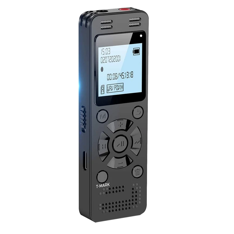 

32GB Digital Voice Recorder For Lectures Meetings Voice Activated Recording Device Audio Recorder With Playback,Password