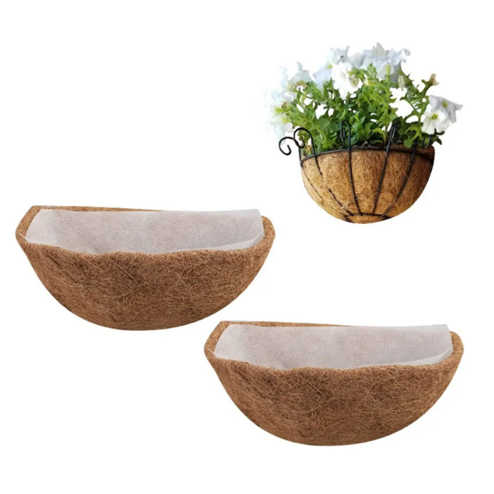 

Birds For Squirrels Basket Liner Hanging Basket White Lining Coconut Fiber Durable Fiber Non-woven Non-woven Fabric