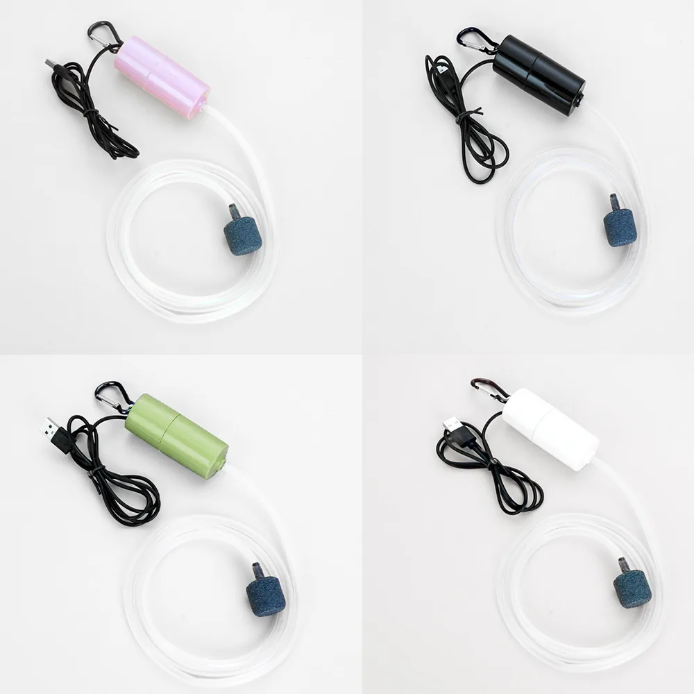 Аквариумный кислородный воздушный насос Портативный USB бесшумные воздушные