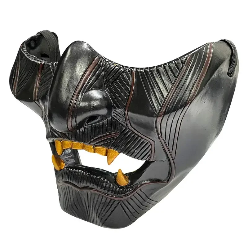 Привидение цушимы маска Цзинь Сакай Косплей Половина лица самурайский воин