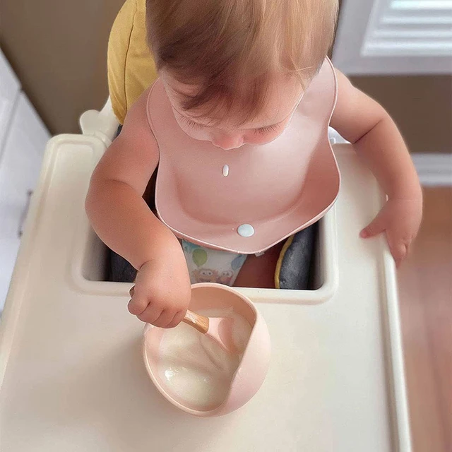 Baby Bib Adjustable Waterproof Saliva Dripping Bibs Soft Edible Silicone Saliva Towel Drooling Baby Scarf Newborn Feeding Stuff 5