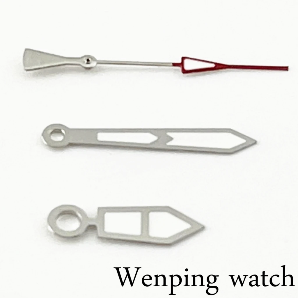 Новинка серебряные часы зеленые светящиеся стрелки NH35 NH36 аксессуары для часов