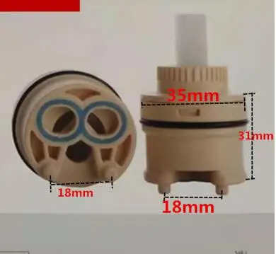 

Прямые продажи с фабрики, плоская ножка 35/40 мм, пустая на уплотнительной катушке для горячей и холодной воды, керамическая катушка
