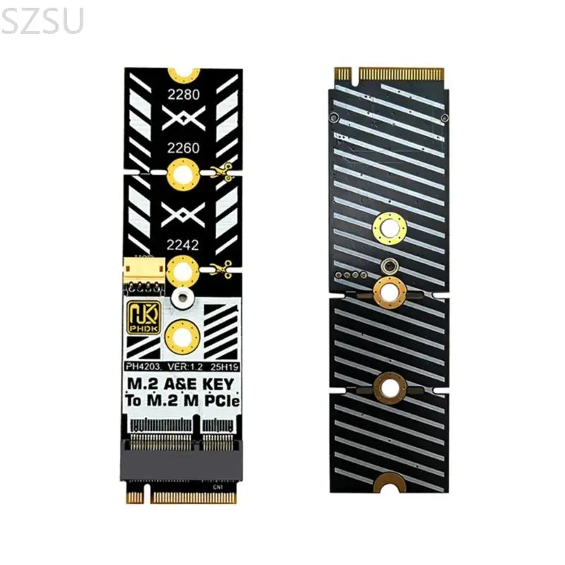 Фото SZSU Теплоэффективные преобразователи M.2 в NVME для карт Wi-Fi, обеспечивающие гибкое расширение устройств и стабильное №3