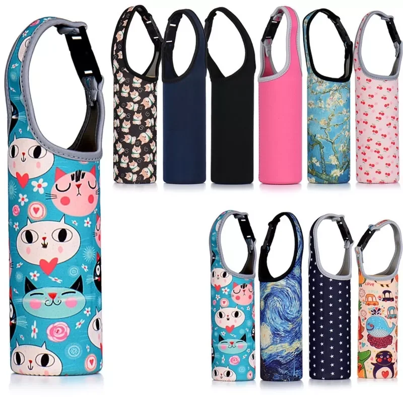 

2023New Portable Sport Water Bottle Cover Insulator Sleeve Bag Case Pouch for 550ML Bottles Cup Pouch Camping Drinkware Accessor