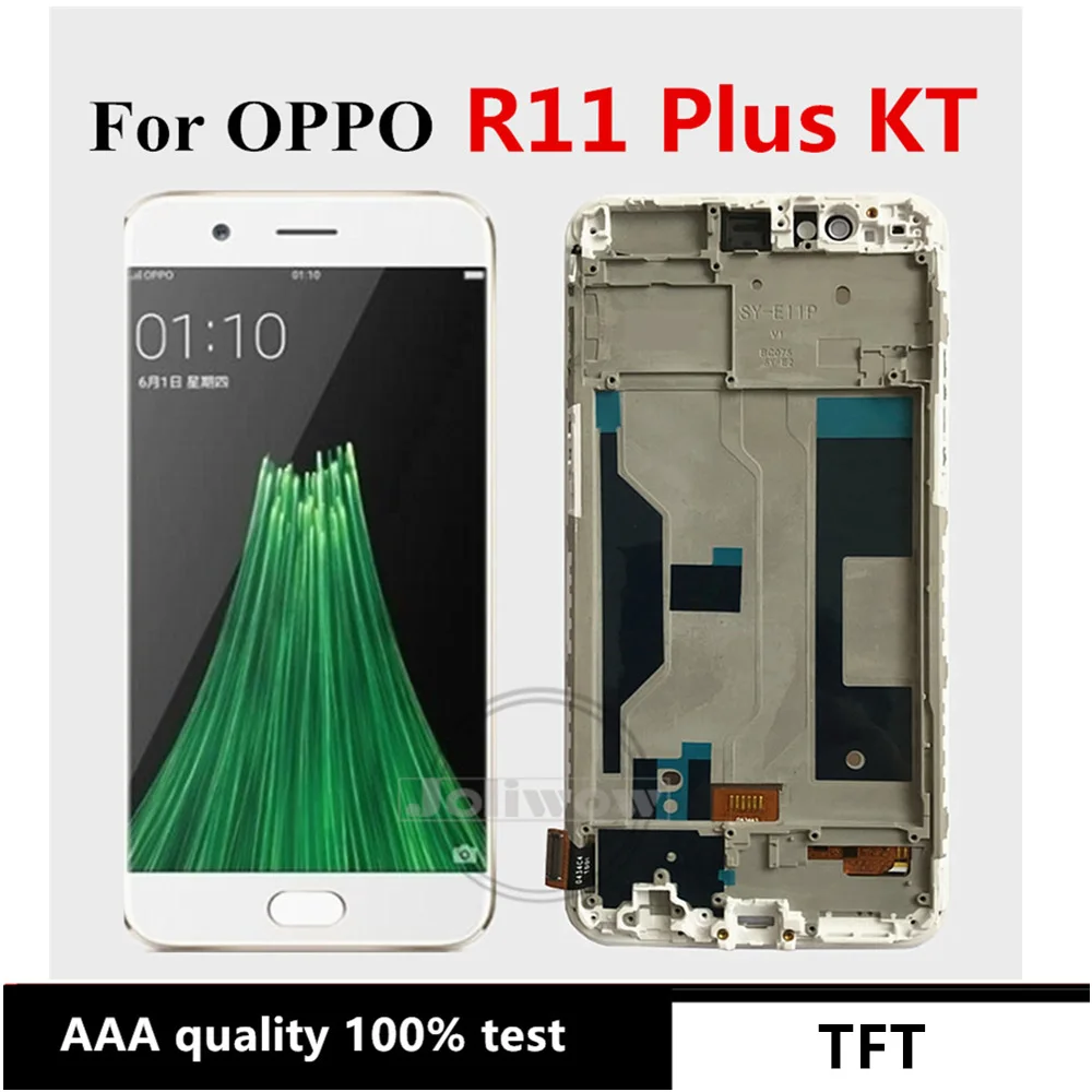 

6.0" For OPPO R11 Pluskt LCD Display Touch Screen Digitizer Assembly Replacement For OPPO R11 Plus KT LCD with frame