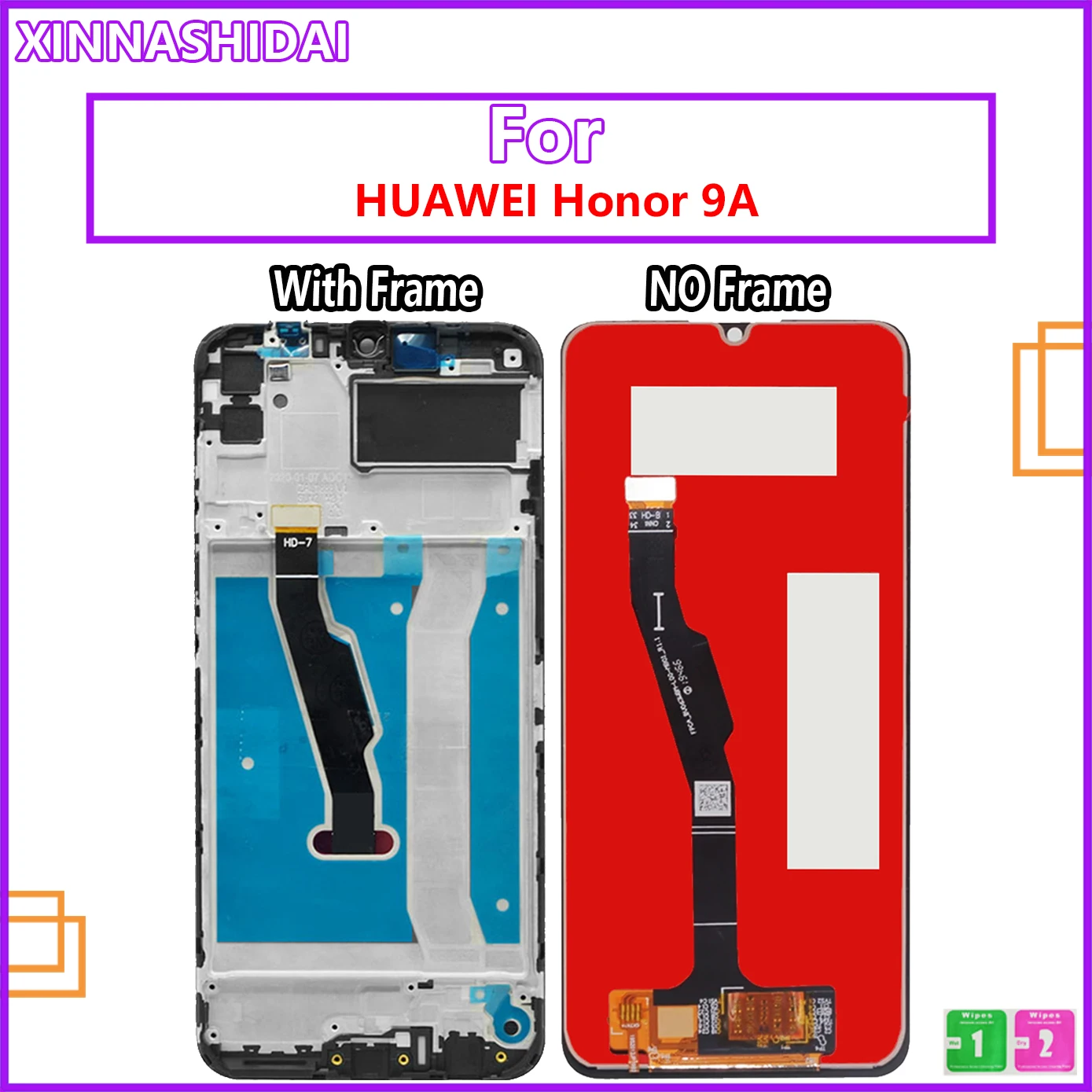 

Экран 6,3 дюйма для Huawei Honor 9 A, для Huawei Honor 9A, ЖК-дисплей + сенсорный экран без битых пикселей, замена экрана протестирована