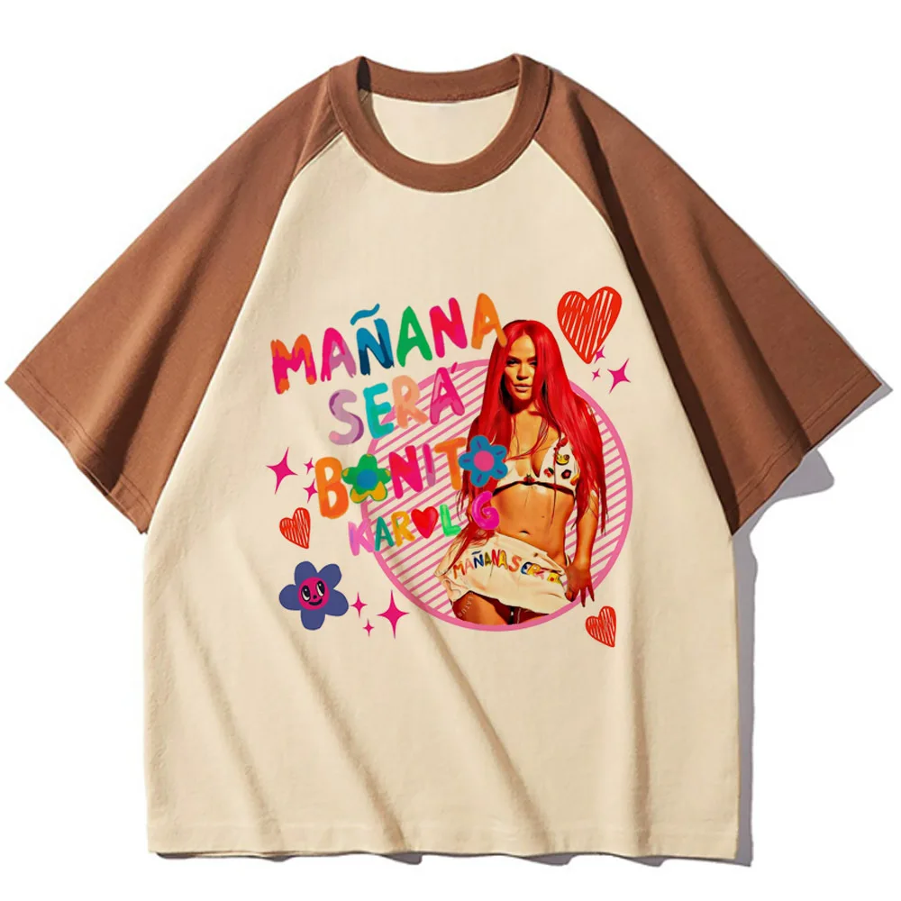 Tomorrow Will Be Nice Karol g top tees teen Retro Classic Psychedelic Gothic Pastel hip hop Punk harajuku Breathable