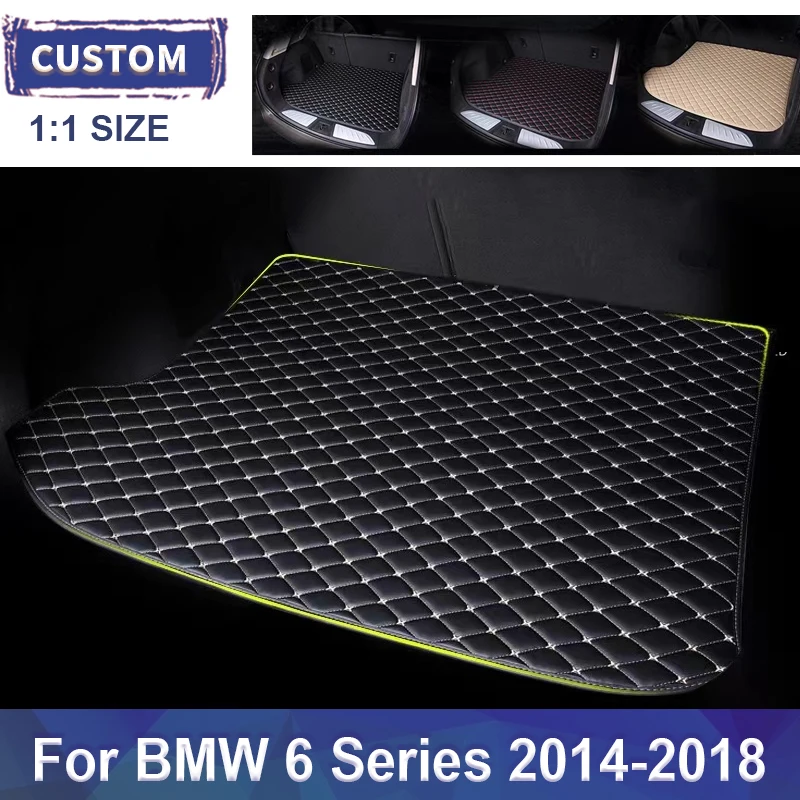 

Коврики для багажника автомобиля на заказ для Bmw серий 6, 4 двери 2014-2018, коврик с подкладкой для груза, аксессуары для интерьера, крышка
