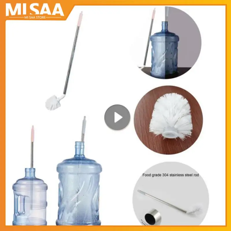 Щетка для мытья ведра с пластиковым дозатором воды из нержавеющей стали