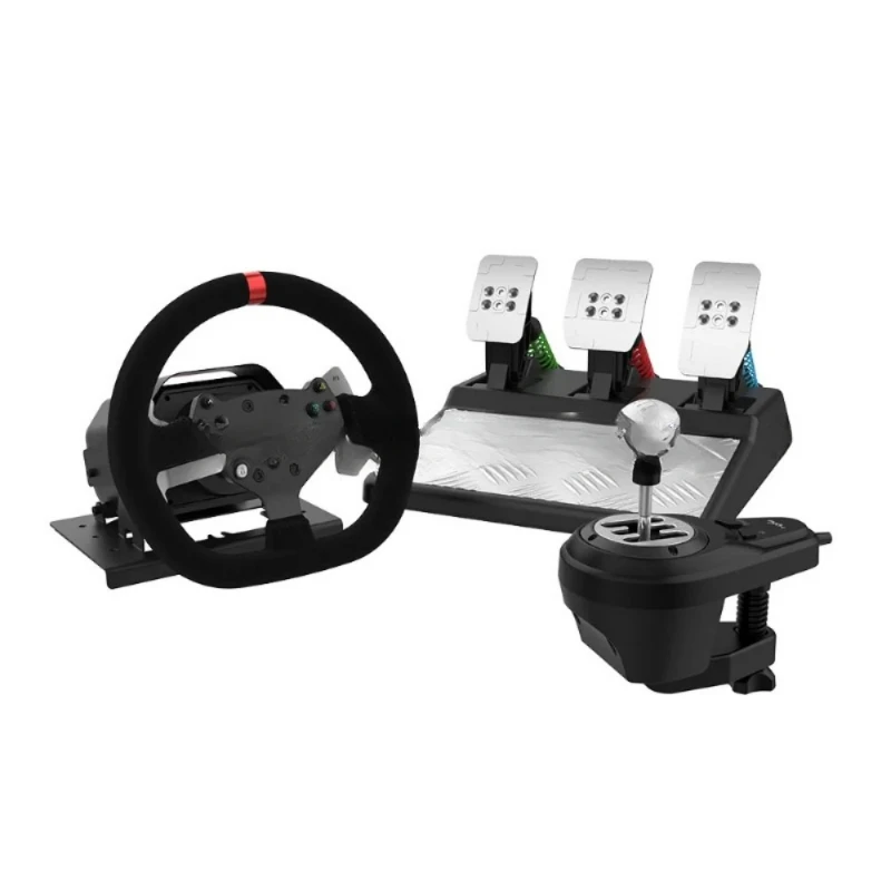 Игровой контроллер на руль Pxn V10 проводной вращающийся 900 градусов для Ps3/Ps4/Switch/Xbox