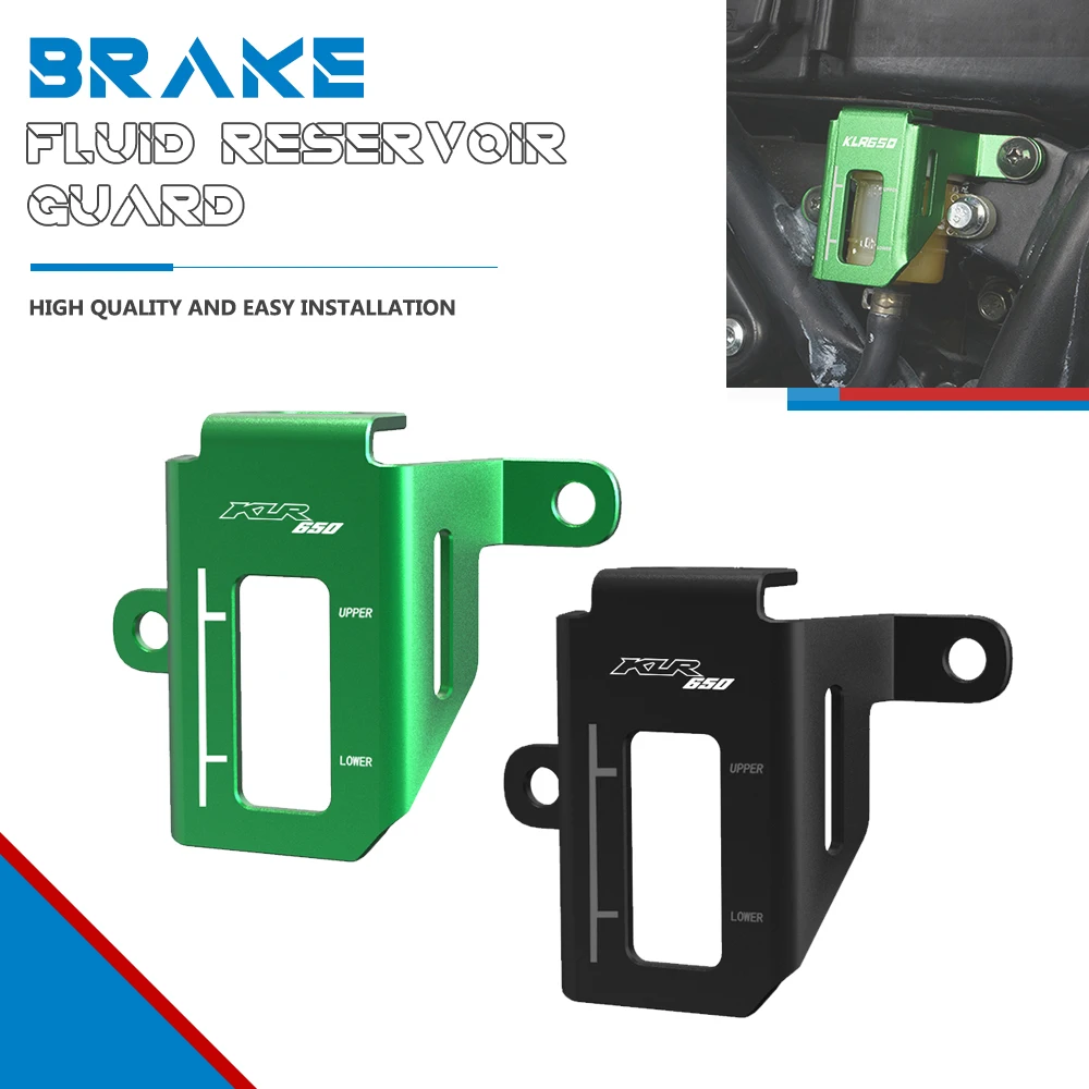 

Rear Brake Pump Fluid Reservoir Oil Cap Guard Cover For Kawasaki KLR650 2008-2009-2010-2011-2012-2013-2014-2015-2016-2017-2018