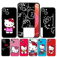 phone case cover for iphone 11 12 13 pro max xs 7 8 plus 6 5 se xr mini official casing original back style hello kitty kawaii