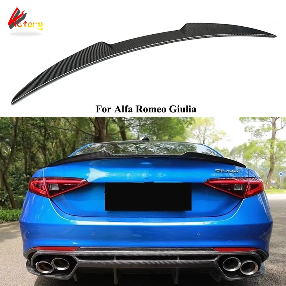 

Задний спойлер из углеродного волокна для Alfa Romeo Giulia Sedan 2015 - 2021