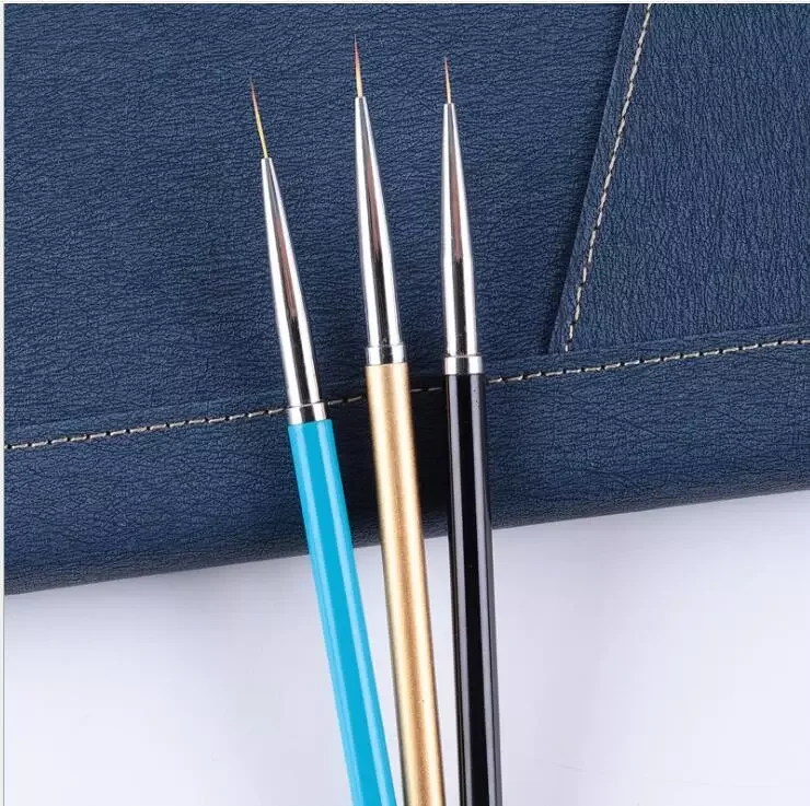 50 sets   Nail Paint pen Nail Art Brushes With metal  Handle nail art tool nail decoration tool