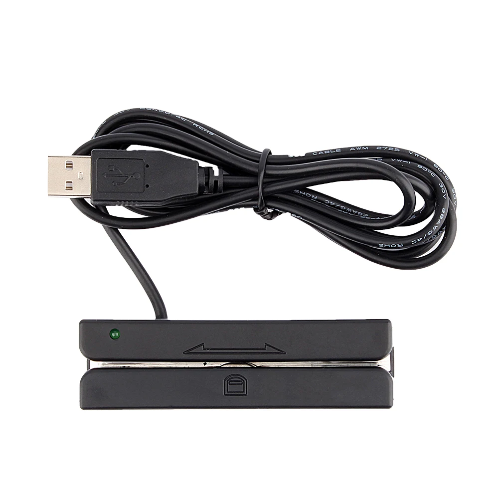 

MSR90 USB Magnetic Strip Card Reader 3 Tracks Mini Mag Hi-Co Swiper