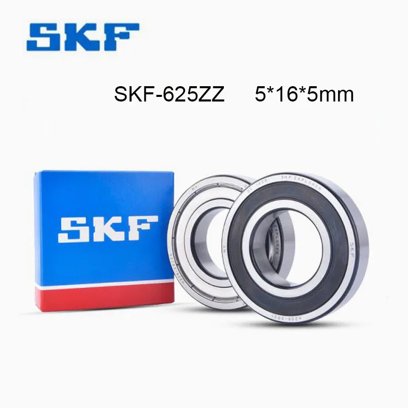 Купи 100% Original Sweden SKF Bearing 5/10Pcs 625-2Z 625ZZ ABEC-9 Ball Bearing 5x16x5mm High Speed Deep Groove 625-ZZ Ball Bearings за 935 рублей в магазине AliExpress