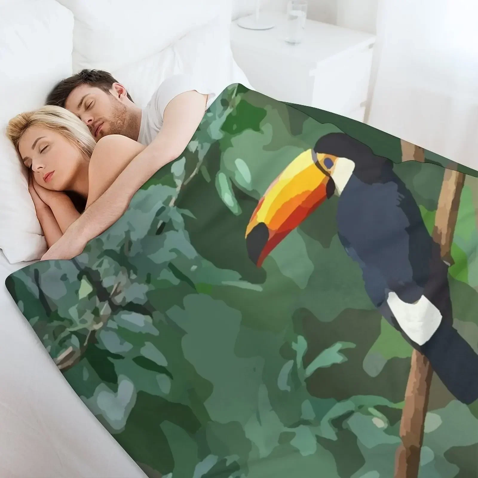 Фланелевое одеяло Тукан