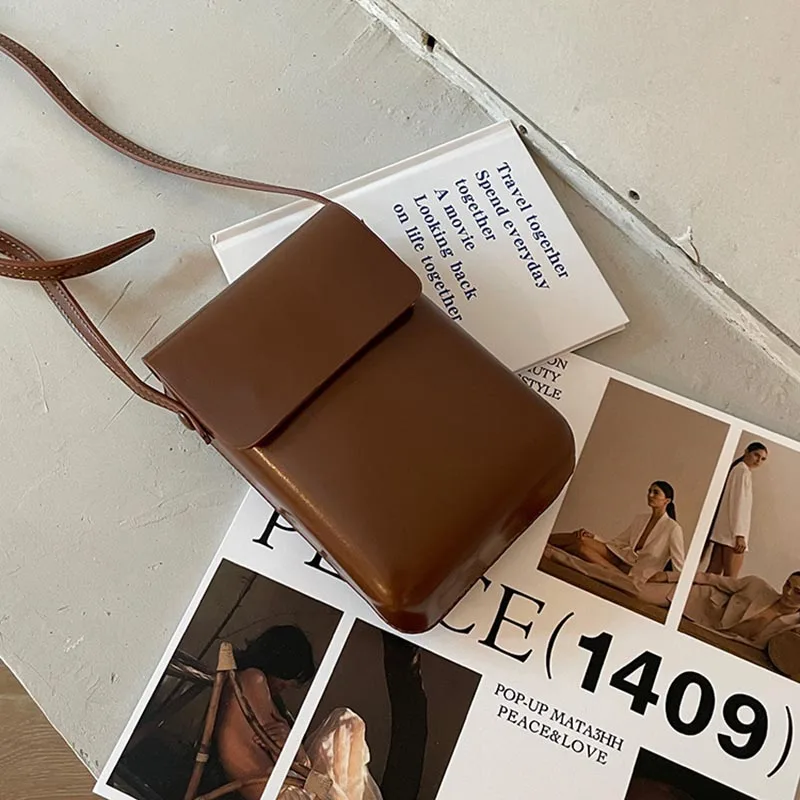 Long Keeper Fashion Handbags for Women Purses Pu Leather Shoulder Bag Solid Purse Card Mobile Phone Ladies Flap Crossbody Bags