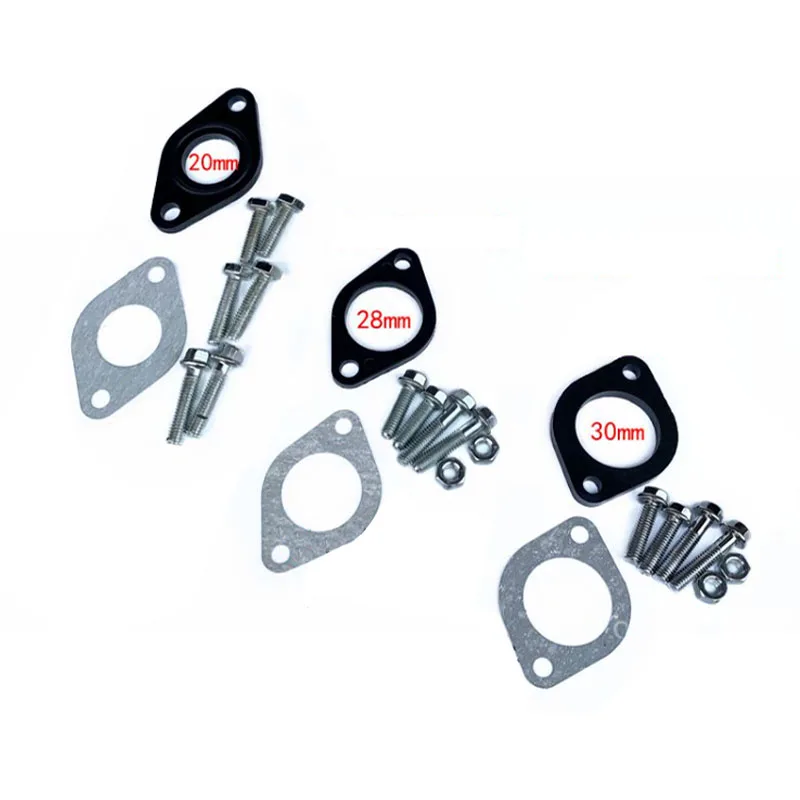 

Впускная изоляционная прокладка карбюратора 20/26/28/30 мм с монтажными винтами для мотоциклетного карбюратора