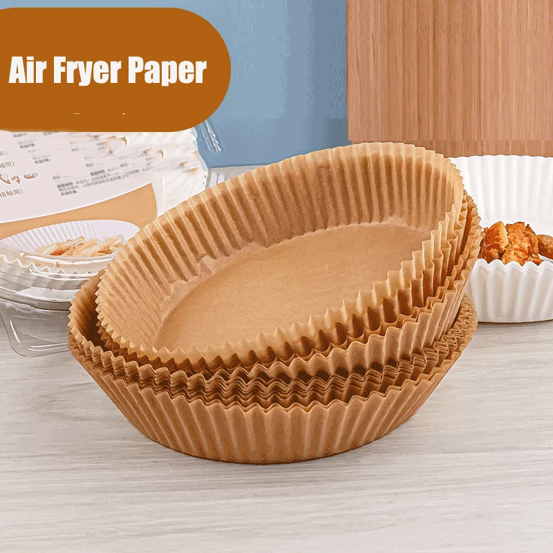 

Горячая Распродажа, одноразовая бумага для воздушной фритюрницы, 50 шт., аксессуары для воздушной фритюрницы, пергаментная бумага для отпари...