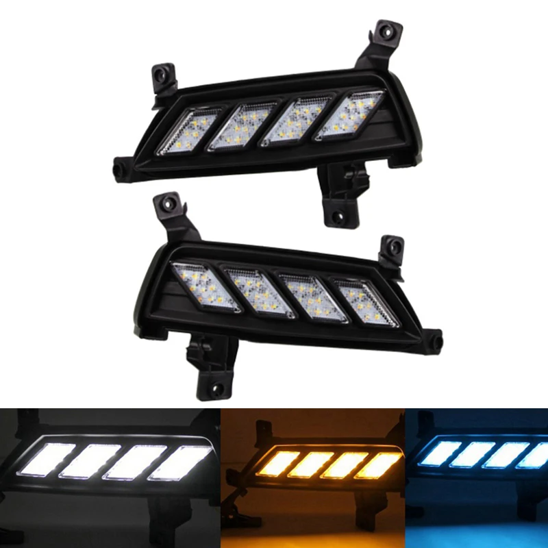 

Car LED DRL Daytime Running Light For MG ZS 2017 2018 2019 Turn Signal Indicator Fog Lamp