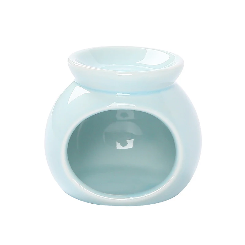 Миниатюрная Фарфоровая Курильница Для Ароматерапии Одноцветная Керамическая