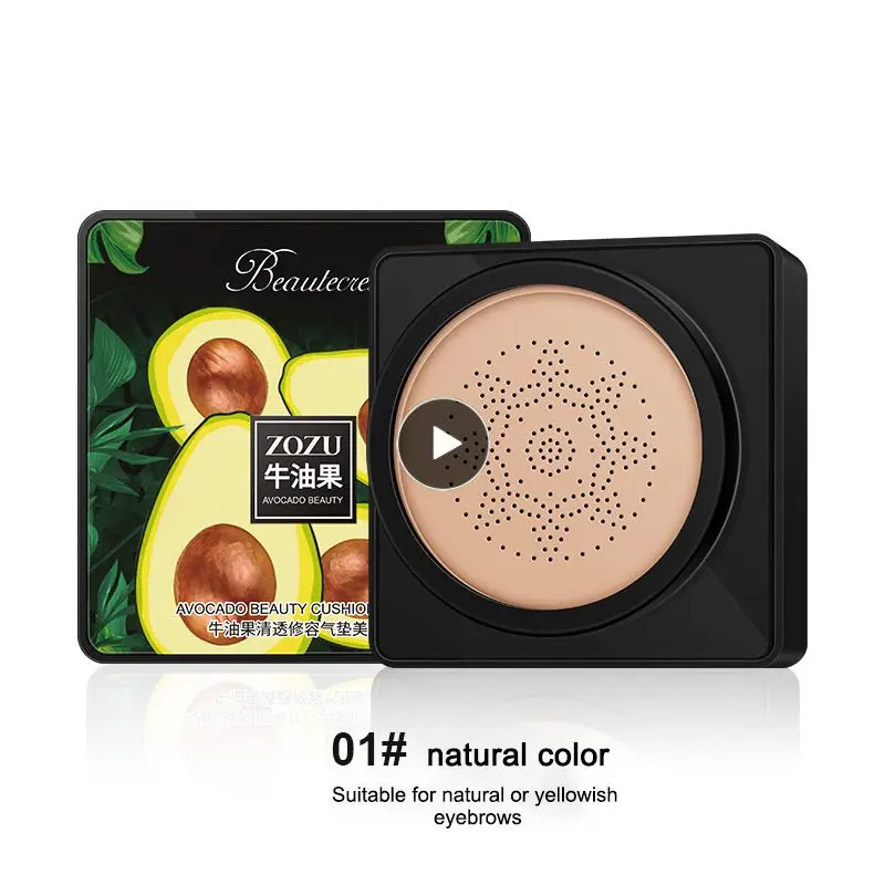 

Avocado Beauty BB Cream Repair Concealer Mushroom Cushion Foundation Cream Moisturizer Oil Control Matte Natural Lasting Makeup