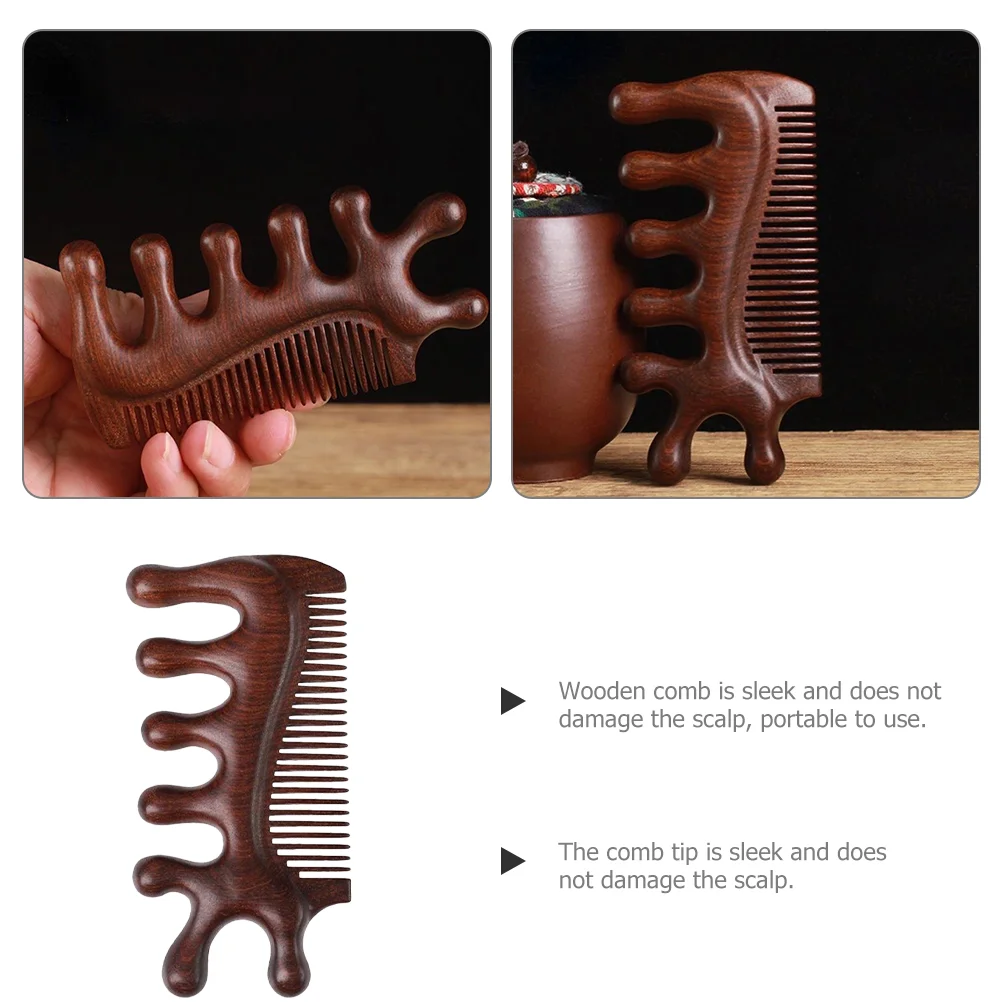 Расческа-массажер для кожи головы многофункциональные расчески из натурального